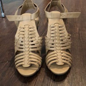 Summer heeled sandals